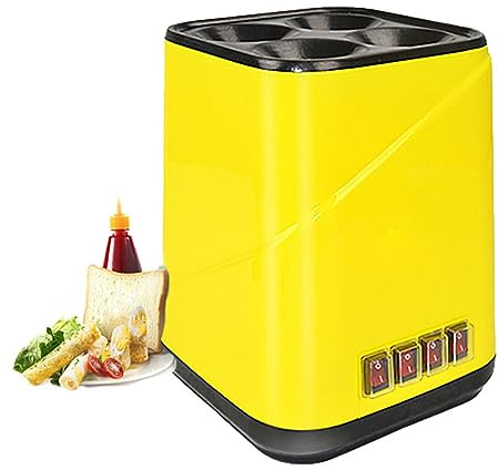 XSDAJSD Máquina eléctrica para Hacer rollitos de Huevo, Antiadherente, para Salchichas, Perritos Calientes, Mini máquina para Hacer rollitos de Huevo en Forma de huevera para el Desayuno.