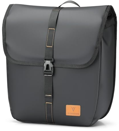 VARUN Fahrradtaschen für Gepäckträger, 𝟔𝟎𝟎𝐃 Oxford-Gewebe 100% Wasserdicht Gepäckträgertasche mit Tragegriff, Fahrradtasche Gepäckträger Hinten für Fahrradpendler, Touren (Bis 20L)