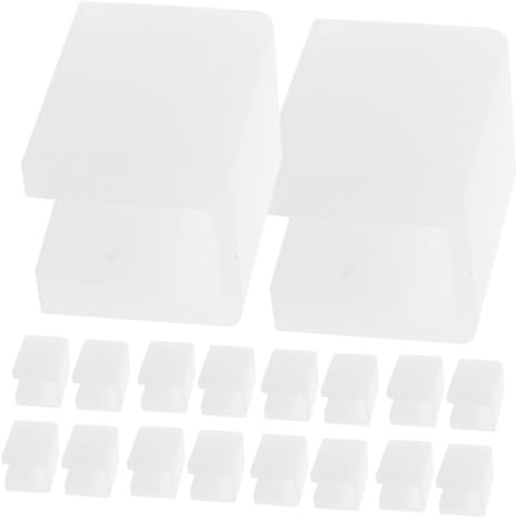 Gogogmee 20 Protectores De Esquinas Transparentes para Muebles De Bebés Protectores De Esquinas para Mesas Y Armarios Blancos