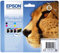 Epson Original T0715 Tinte Gepard, wisch- und wasserfeste (Multipack, 4-farbig) (CYMK)