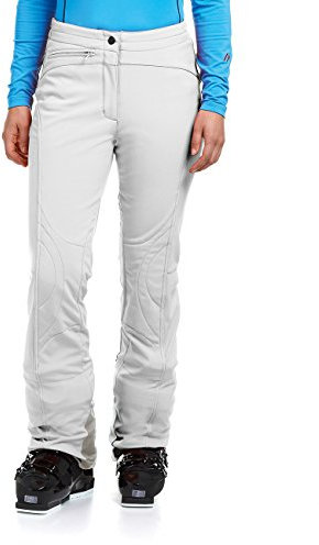 Maier Sports Damen Softshell Skihose Marie, White, 42, 206000