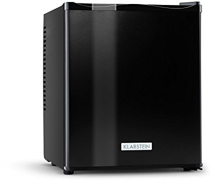 KLARSTEIN Mini Frigo de Chambre de 30L pour Snacks et Boissons, Petit Frigo Top Silencieux, Mini Bar, Petit Réfrigérateur Camping, Mini Frigo Cosmetique, Refrigerateur avec Étagères Réglables, 5-15°C