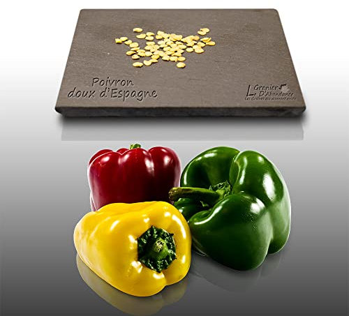 50 graines à semer - Le Grenier d'Abondance - POIVRON Doux d'Espagne - Capsicum annuum