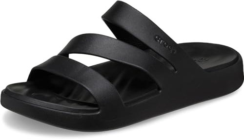 Crocs Herren Getaway Strappy Sandalen, Black, 42/43 EU