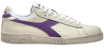 Diadora Unisex Game L Low Waxed Gymnastikschuh, White Violet Berry C6210, 36 EU