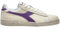 Diadora Unisex Game L Low Waxed Gymnastikschuh, White Violet Berry C6210, 36 EU