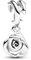 PANDORA Moments Blühende Rosen Charm-Anhänger aus Sterling Silber, Kompatibel Moments Armbändern, 793213C00