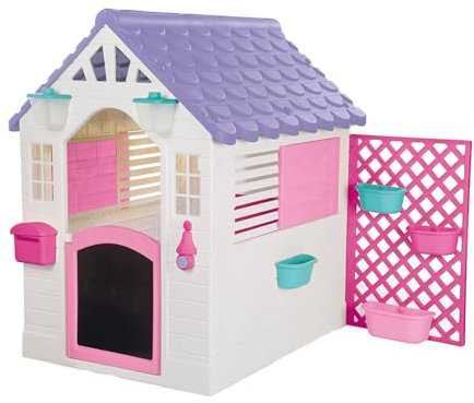 Dolu Playhouse with Electronic Doorbell For Children From 2 Years Garden Toy For Kids Garden Toys Playhouse Kids Outdoor Indoor Plastic House Toddler Garden Toys