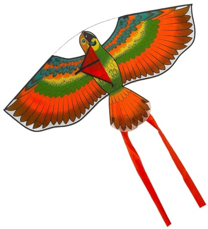 Cometa Voladora - Cometas Águila De Gran Tamaño Y Vuelo Sencillo | Ligero y para Exteriores: Playa, Deportes y Viajes para Niños y Niñas
