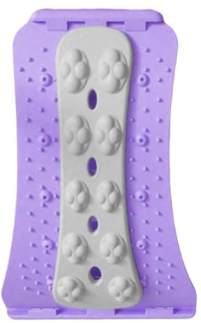 Laxreheye Crackeur De Espalda | Dispositivo De Masaje De Tracción Ajustable | Tablero De Estiramiento De La Espalda Con Crujido | Para Relajación Muscular Vertebral Recuperación Casa Oficina Escuela