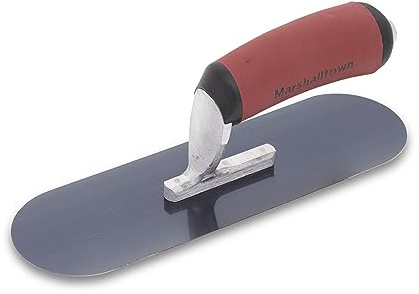 MARSHALLTOWN Premier Line SP10BD 25,4 cm x 3-tums poolmurslev i blått stål med böjt DuraSoft handtag