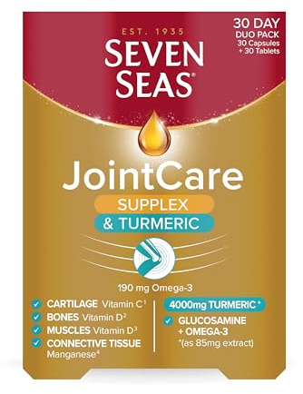 Seven Seas Joint Care Supplex & Turmeric Duo 30 pack + 30 Tablets