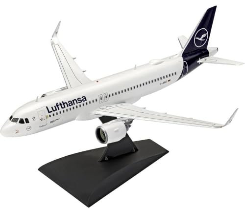 Revell RV63942 Other License 63942 Airbus A320 neo Lufthansa Flugmodell Bausatz 1:144, 1/100, Mehrfarbig