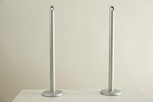 Deckenabhängung für Seilsystem 2er Set Abstandhalter Abhängung silbergrau 21cm für Seilsystem