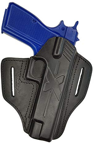 VlaMiTex U23 Formpressat Läderhölster för FN Browning HP High Power