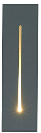 Topmo-plus Illuminazione a pavimento faretti da terra interno externo /3W LED Cree COB/Faretto da incasso Lampade da incasso a terra grigio Rettangolo