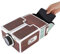 FOLOSAFENAR DIY Smartphone Projector, Mini DIY Home Portable Smart Mobile Phone Projector for Home Theater, Cinema Phone Screen Magnifier with 8x Image Magnification