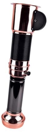 Colcolo Tubo di scarico per barbecue estensibile per barbecue Conveniente resistenza al calore Negozio di carne arrosto da installare Robusto 0,7-2,2 M, Rosa E Nero