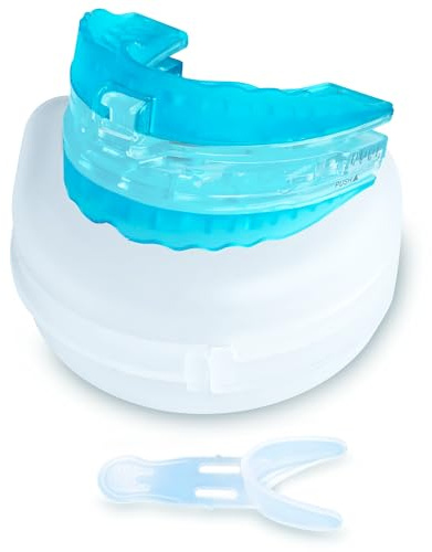 Anti-Snoring Mouthpiece - Adjustable Snoring Splint for Men & Women - Teeth Grinding Mouth Guard, Snoring Stopper with Custom Fit - Night Protection for Better Sleep & Relaxed Nights