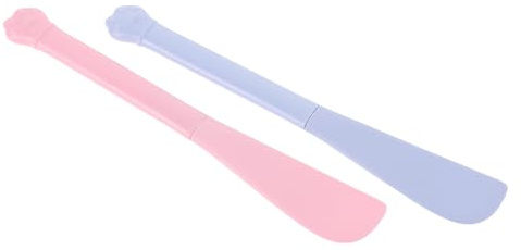 Hemobllo Lot de 2 Cuillères Bleue et Rose pour Nourriture Animale Longue Poignée, Ouvre-boîtes et Cuillère Nourrissante Polyvalente, Ustensile Pratique pour Chats et Chiens la Maison
