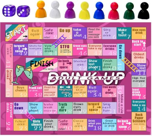 Mindu Adult Drinking Party Board Game, Interactive Game for Girls Gathering