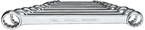 GEDORE Doppelringschlüssel Satz 12-teilig - Hochwertige Schraubenschlüssel - Robust & Langlebig - Ideal für Handwerk & Industrie - Präzise Passform & Komfortabler Griff