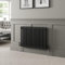 DuraTherm® 600 x 830mm Black Traditional Horizontal Designer Radiator Double Column Colosseum Cast Iron Style Central Heating Panel Radiators Rad
