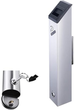 Aschenbecher, stehender Aschenbecher, wandmontierter Aschenbecher, Premium-kommerzieller Outdoor-Rußsäulen-Wandaschenbecher, Edelstahl-Zigarettenaschenbecher, Raucherhalter, Aschenbecher, wandmontiert