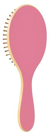 Long Handled Brush for Hair Pale Violet Red Wooden Hair Brushes, Hairbrush for Women