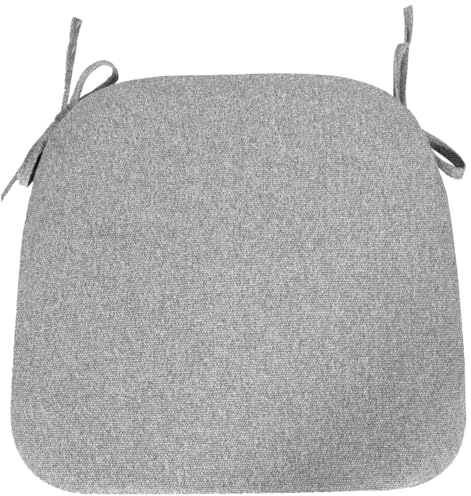 BLLMTEAR Stuhlpolster für Esszimmerstühle mit Bändern Sitzkissen für Küchenstühle Stuhlkissen für Esszimmer im Landhausstil rutschfeste Dicke Waschbare Stuhlkissenpolster(01,1pc:38x35cm/15x14in)