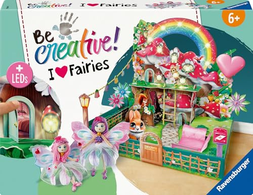 Ravensburger 25869 BeCreative Bastelset Feenwelt, DIY für Kinder ab 6 Jahren