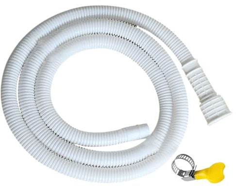 XUQEAYWD 5M Tubo Flessibile Di Scarico Per Condizionatore,Tubo Di Scarico Prolunga Per Lavastoviglie E Lavatrice E Deumidificatore Con Fascette Stringitubo, Addensato A Prova Di Perdite