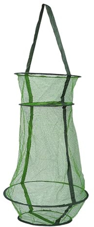 Gabbia pieghevole per pesci – Robusto cestino da portatile, supporto leggero | alette – contenitore da, rete per cuscinetti, accessorio esterno per attrezzi esterni, impianti di cattura