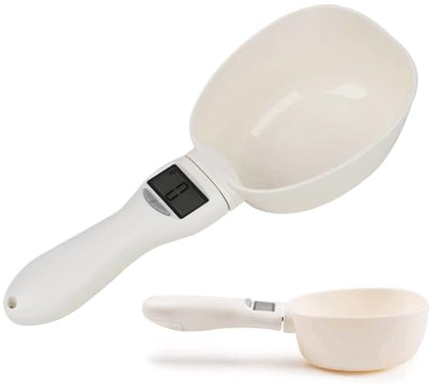 Bilancia a cucchiaio, ad alta precisione, 800 g/0,1 g, bilancia elettronica con display a LED, di precisione per pesare utensili da cucina con manico staccabile per cucinare caffè casa