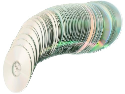 BESPORTBLE 50 Discos CD Desechados Reflectantes para Manualidades Tamaño Adecuado para Doble Cara Brillante Decoración Casera Creativa para Preescolar y de
