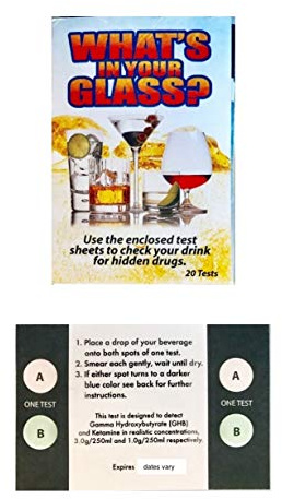 Upptäckt av sdroger senast DrinkSafe