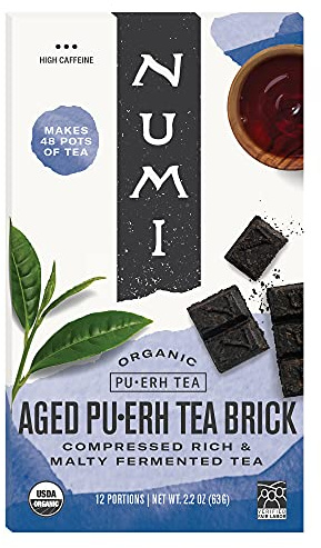 Aged Puerh Tea Brick, BIO - Numi Tea