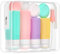 Morfone Silikon Reiseflaschen, Reiseflasche 16 Stück Silikon Reiseflaschen Set TSA Approved Leak Proof Reiseflaschenset für Shampoo, Lotion, Spülung, Duschgel【BPA-frei】