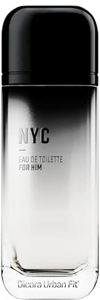 Dicora Urban Fit | Eau de Toilette NYC FOR HIM | Profumo da uomo | Fragranza agrumata e legnosa, Bergamotto, lavanda e fava tonka | Dimensione 150 ml