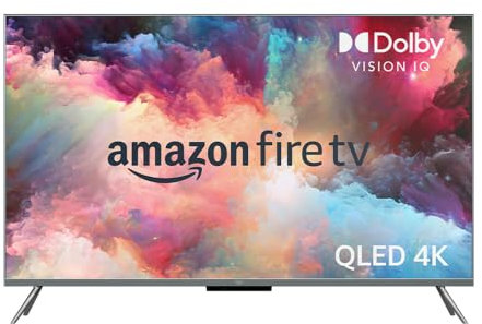 Amazon Fire TV Serie Omni QLED | Smart TV 4K UHD, Dolby Vision IQ, local dimming per la retroilluminazione, comandi vocali con Alexa, 55“