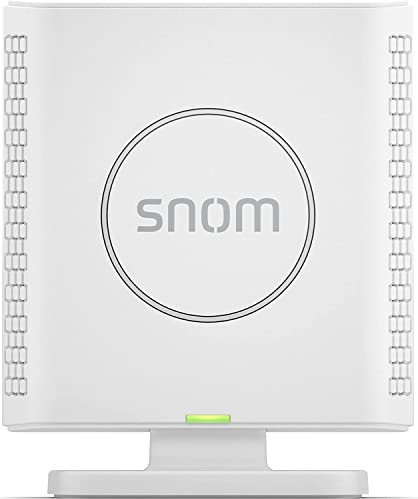 Snom M400 SC IP DECT Singlecell-Basisstation, bis zu 20 Mobilteile, bis zu 10 Paralell-Anrufe und 20 SIP-Konten, Breitband-Audio, PoE, 3 Jahre Herstellergarantie, Weiß; 00004587