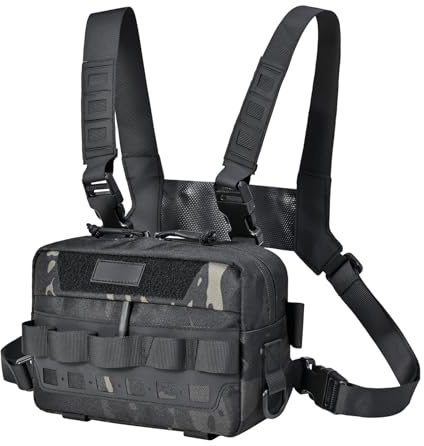 Borsa pettorale da pesca a mosca | Gilet da corsa - Gilet leggero per attrezzatura da pesca per donne e uomini, da utilizzare durante l'allenamento la caccia, il ciclismo, l'escursionismo e le