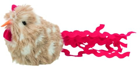 TRIXIE TX-45784 Chickenwith Sound, Plush 8 cm