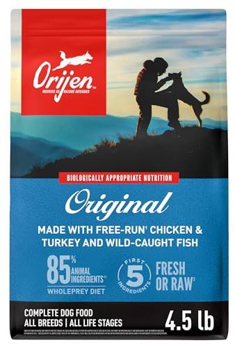 ORIJEN Grain Free High Protein Dry Dog Food Original Recipe 4.5lb Bag