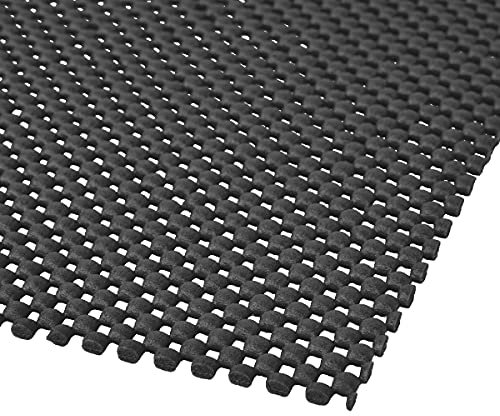 POWERTEC Tapis antidérapant 61 x 121,9 cm, tapis d'outils pour atelier, armoire, établi, revêtement antidérapant pour tiroir, étagère de tiroir, patin de ponçage pour défonceuse de travail du bois