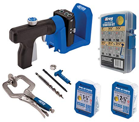 Kreg Pocket-Hole Jig 520PRO with SK04 Starter Pocket Hole Screw Kit