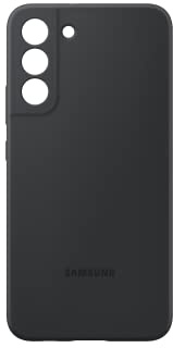 Samsung Electronics Galaxy S22+ Silicone Cover, Protective Phone Case, Soft, Sleek Protection, Slim Design, Matte Finish, US Version, Black, (EF-PS906TBEGUS)