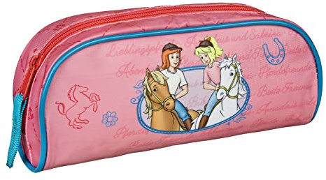 Undercover Bibi und Tina Schlamperetui - Federmäppchen für die Schule - Stylisches Etui mit Bibi Blocksberg Motiv - Schlampermäppchen für Teenager - ideal für den Schulanfang