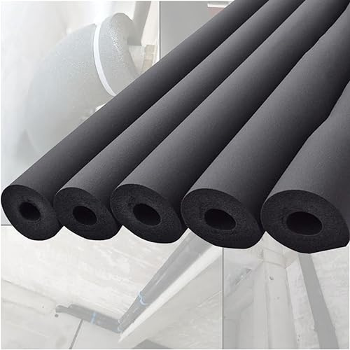 Vattentät Isoleringsrör Skumrör Rörisolering 50mm 63mm 76mm 90mm 110mm Luftkonditionering Med Hög Densitet Isoleringsrör (Size : T20mm X ID90mm X L1.8M)