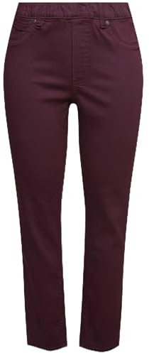 Ulla Popken Damen große Größen Übergrößen Plus Size Schlupfjeans Sienna, schmales Bein, Elastikbund